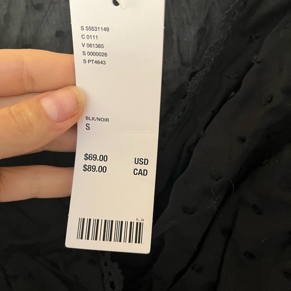 Urban outfitters sheer black top - Picture 3 of 4